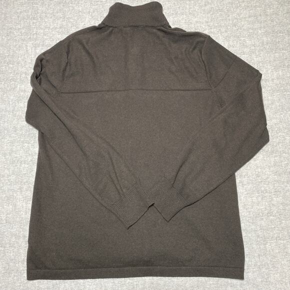 The North Face Sweater Mens Large Brown Chilkat Wool Blend Hiking Outdoors Soft - Picture 2 of 10